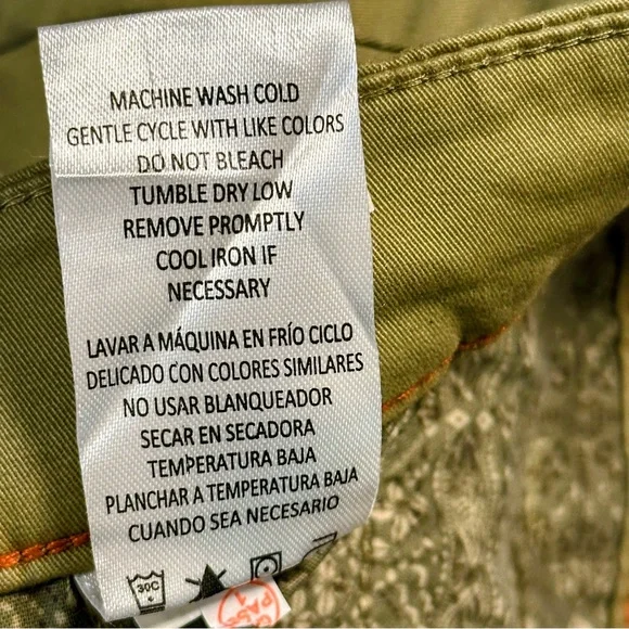 Men Original Weatherproof Vintage Olive Green Khakis - Picture 7 of 9